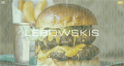 Desktop Screenshot of lebowskis.co.uk