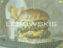 Tablet Screenshot of lebowskis.co.uk